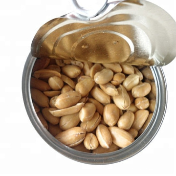 Dried fried salt peanuts kernel snacks tin bag